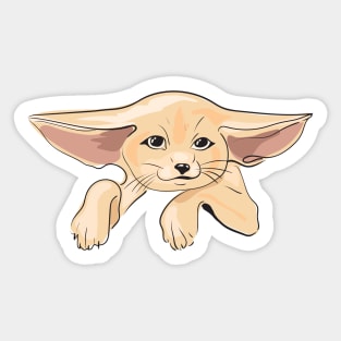 Fennec fox Sticker